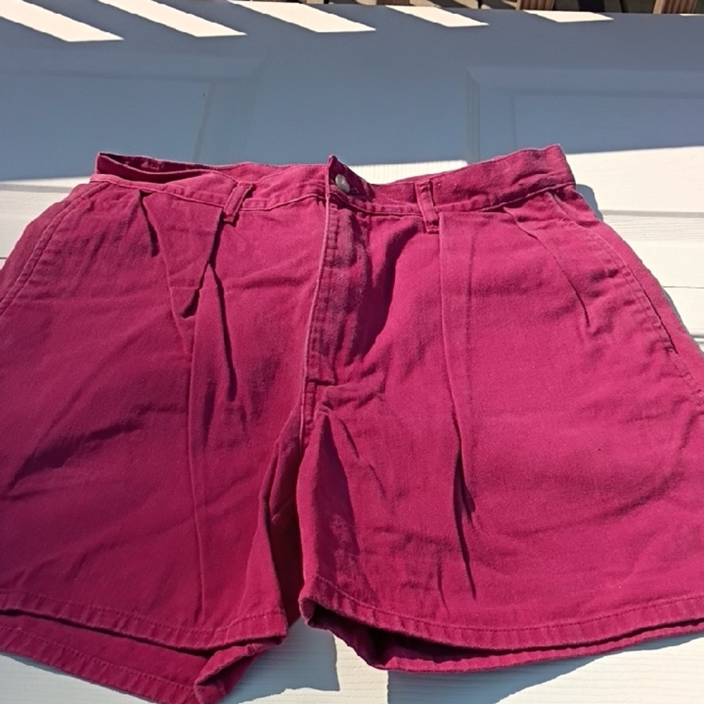 Polo by Ralph Lauren High Waist Magenta Shorts